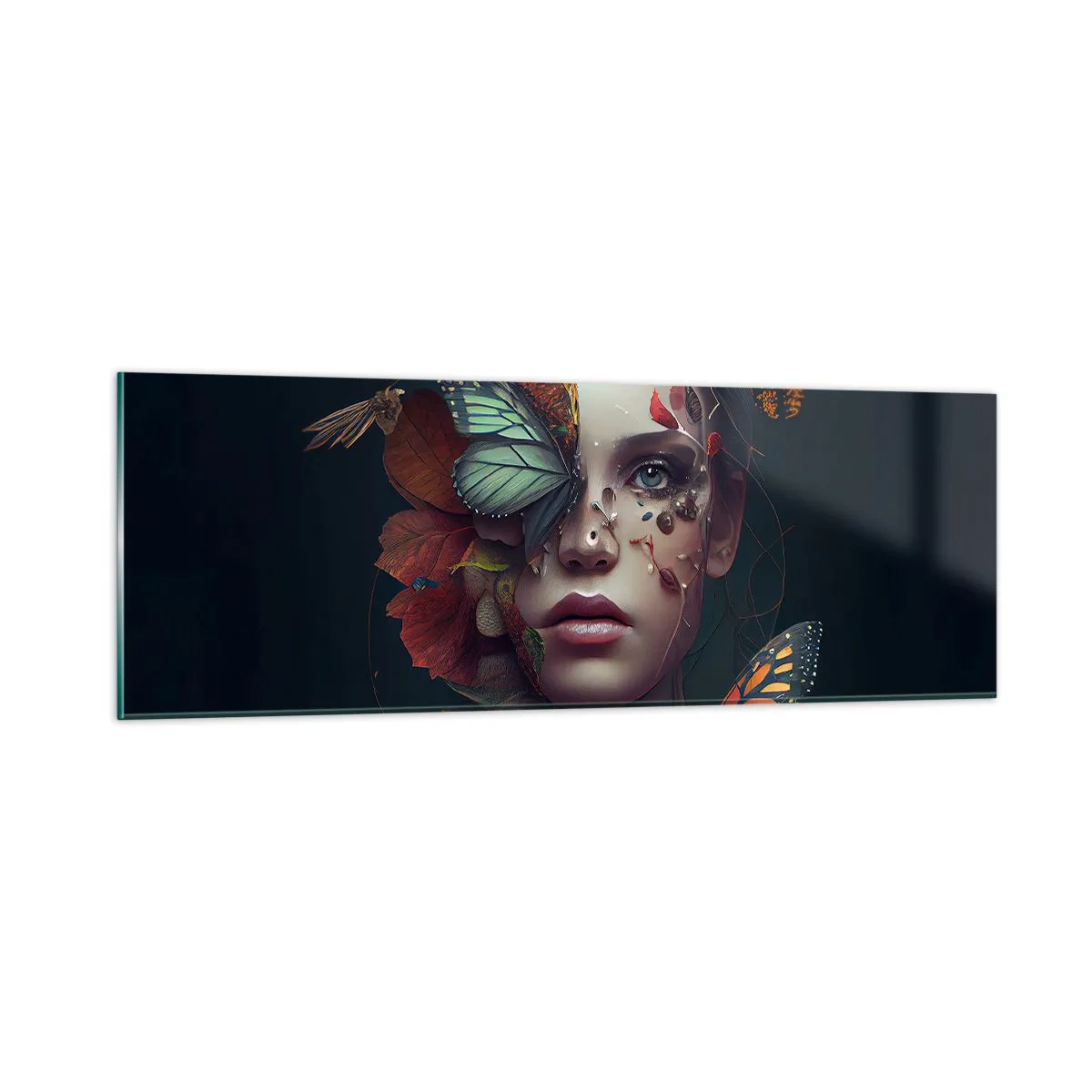 Impression sur verre - Image sur verre - Une merveilleuse métamorphose - 90x30 cm