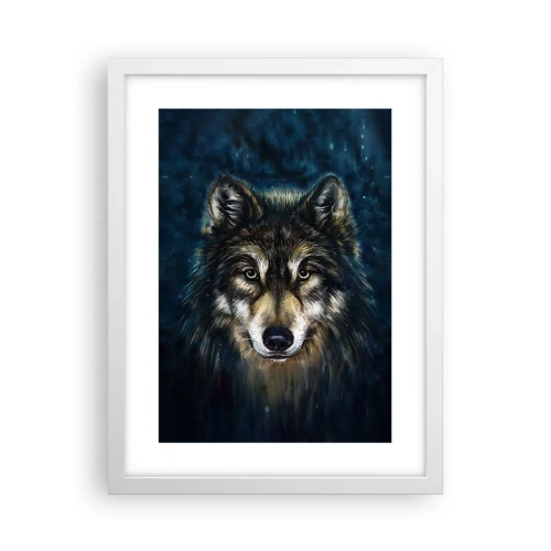 Affiche dans un cadre blanc - Poster - Alpha? Et oméga - 30x40 cm