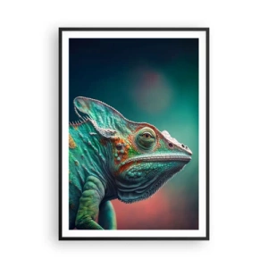 Affiche dans un cadre noir - Poster - Vous me voyez? Pas bien… - 70x100 cm