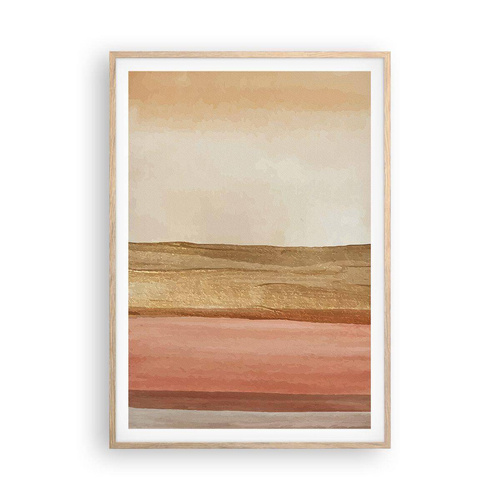 Affiche dans un chêne clair - Poster - Composition verticale - 70x100 cm