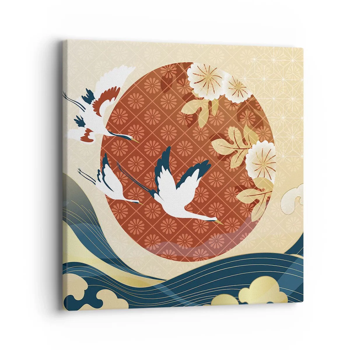 Impression sur toile - Image sur toile - Conte japonnais - 40x40 cm