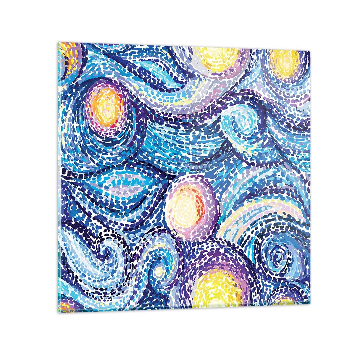 Impression sur verre - Image sur verre - D'après un tableau de van Gogh - 40x40 cm