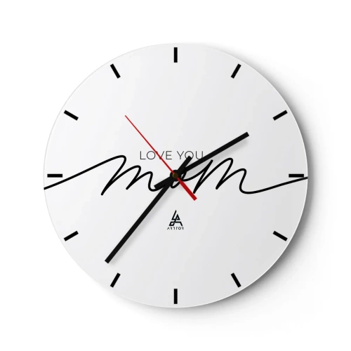 Horloge murale - Pendule murale - Grand chamboulement - 40x40 cm