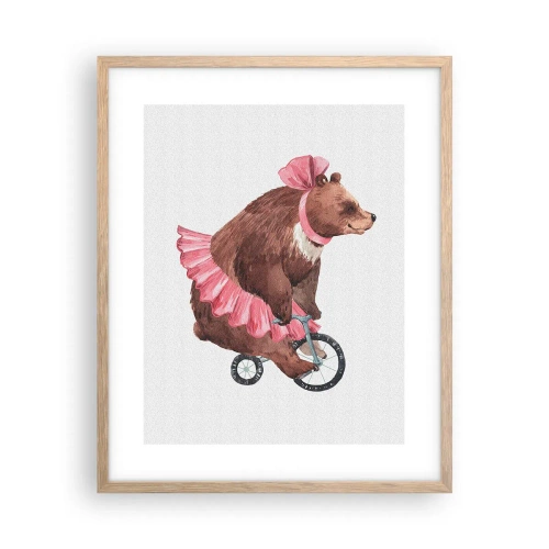 Affiche dans un chêne clair - Poster - Quel cirque ! - 40x50 cm