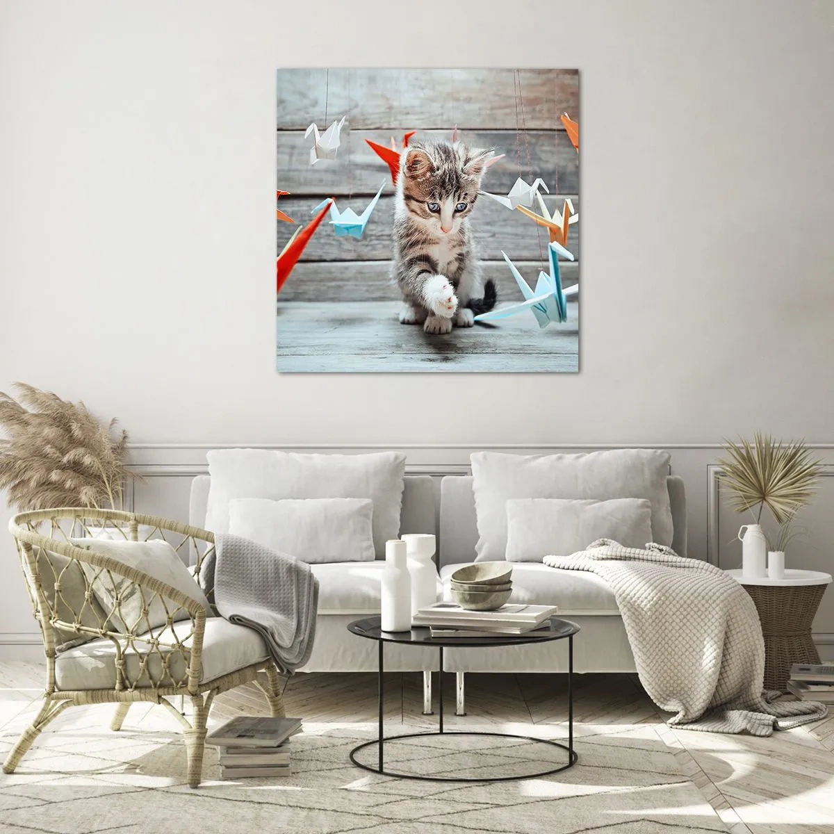 Impression sur verre - Image sur verre - Première leçon - 60x60 cm