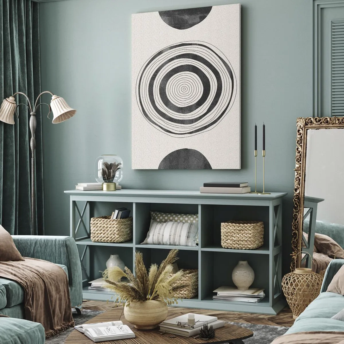 Impression sur toile - Image sur toile - Ce qui est important c'est ce qu'il y a entre les deux - 45x80 cm