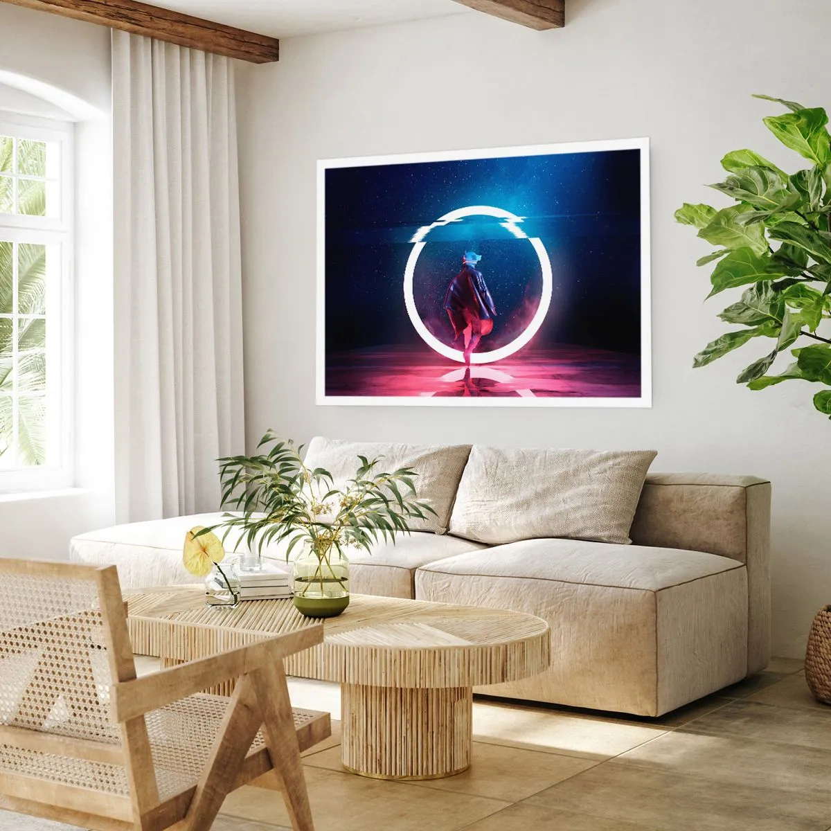 Affiche - Poster - Entre deux mondes - 50x40 cm