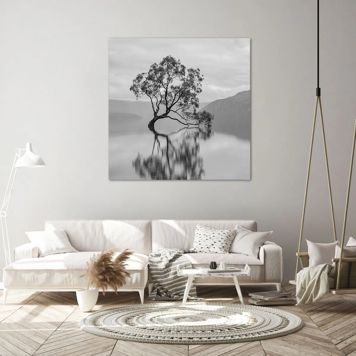 Impression sur toile - Image sur toile - Un tel pays existe - 40x40 cm