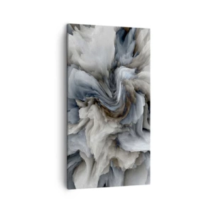 Impression sur toile - Image sur toile - Pierre et fleur - 45x80 cm