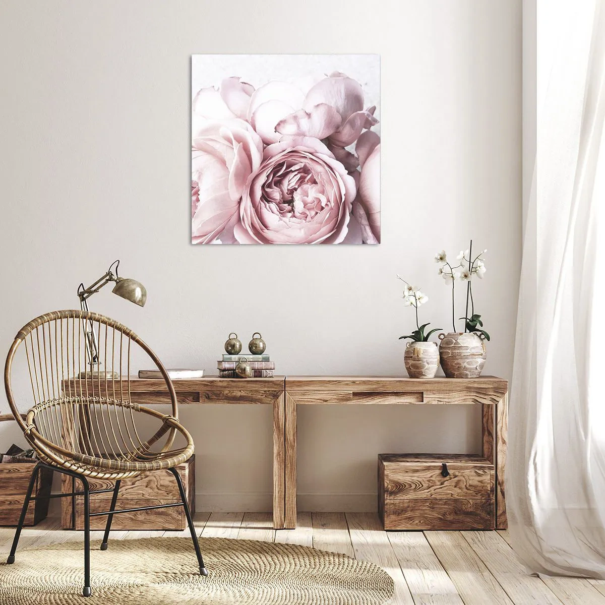 Impression sur toile - Image sur toile - Pour les romantiques - 30x30 cm