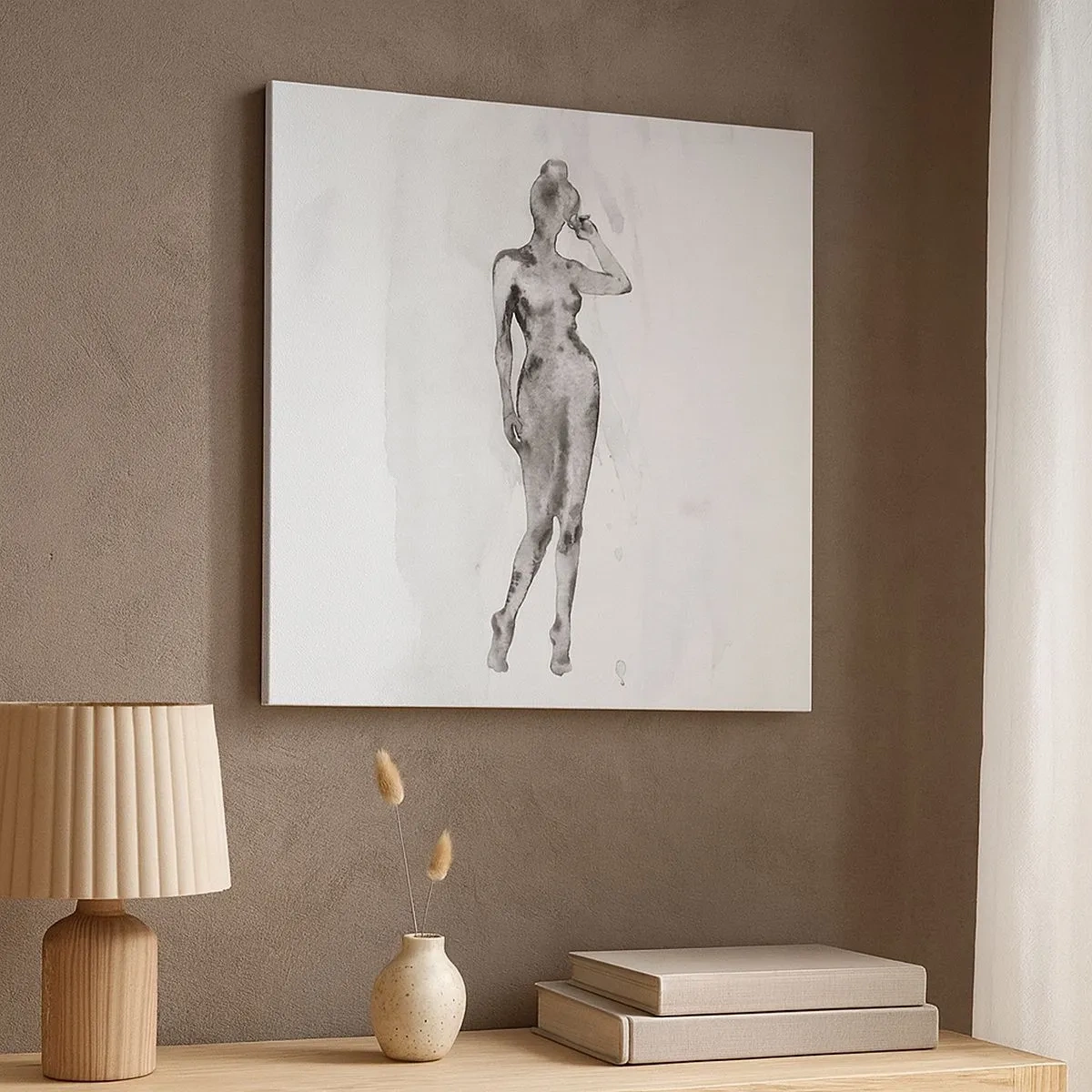 Impression sur toile - Image sur toile - Etude de l'idéal de la féminité - 30x30 cm