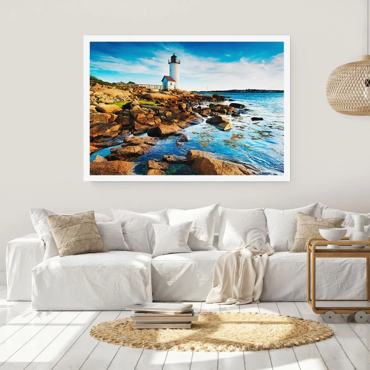 Affiche - Poster - Revenez heureux, j'attends - 70x50 cm