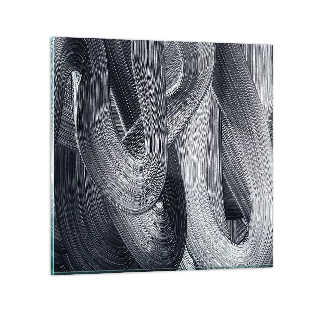 Impression sur verre - Image sur verre - La fluidité de la réalité - 50x50 cm
