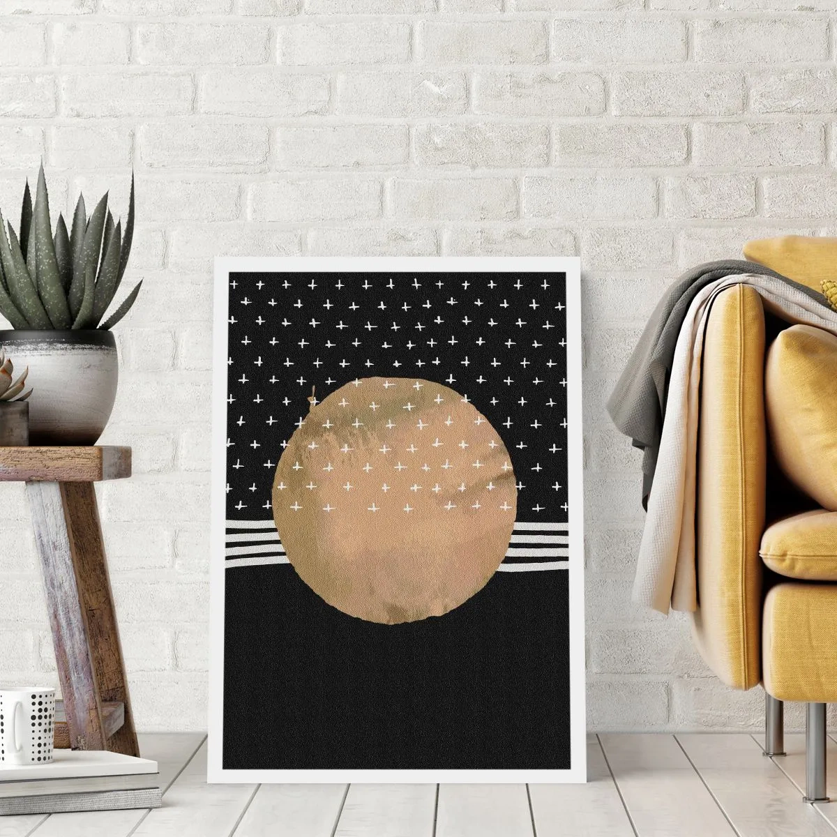 Affiche - Poster - Composition : drapeau galaxie - 61x91 cm