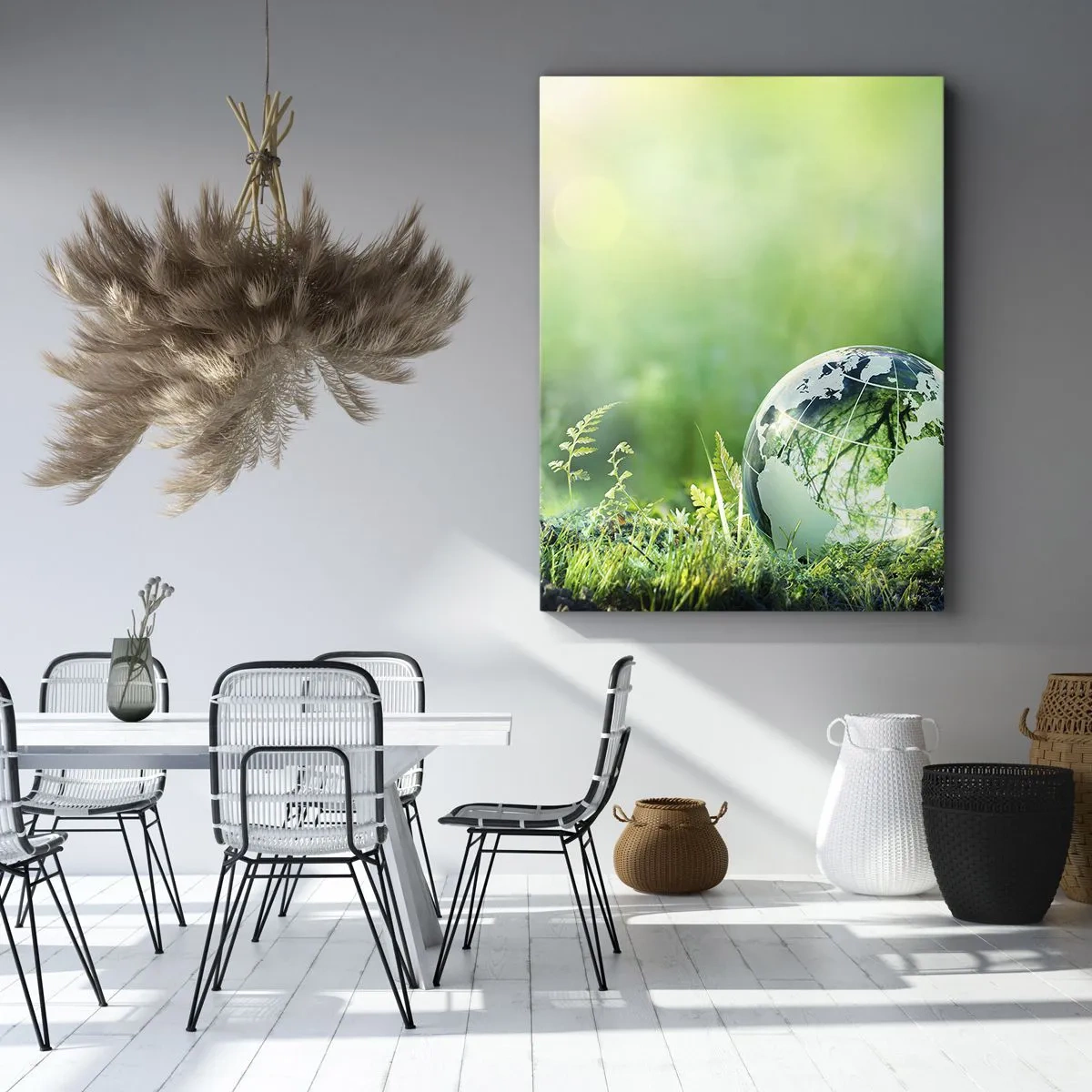 Impression sur toile - Image sur toile - La planette verte - 45x80 cm