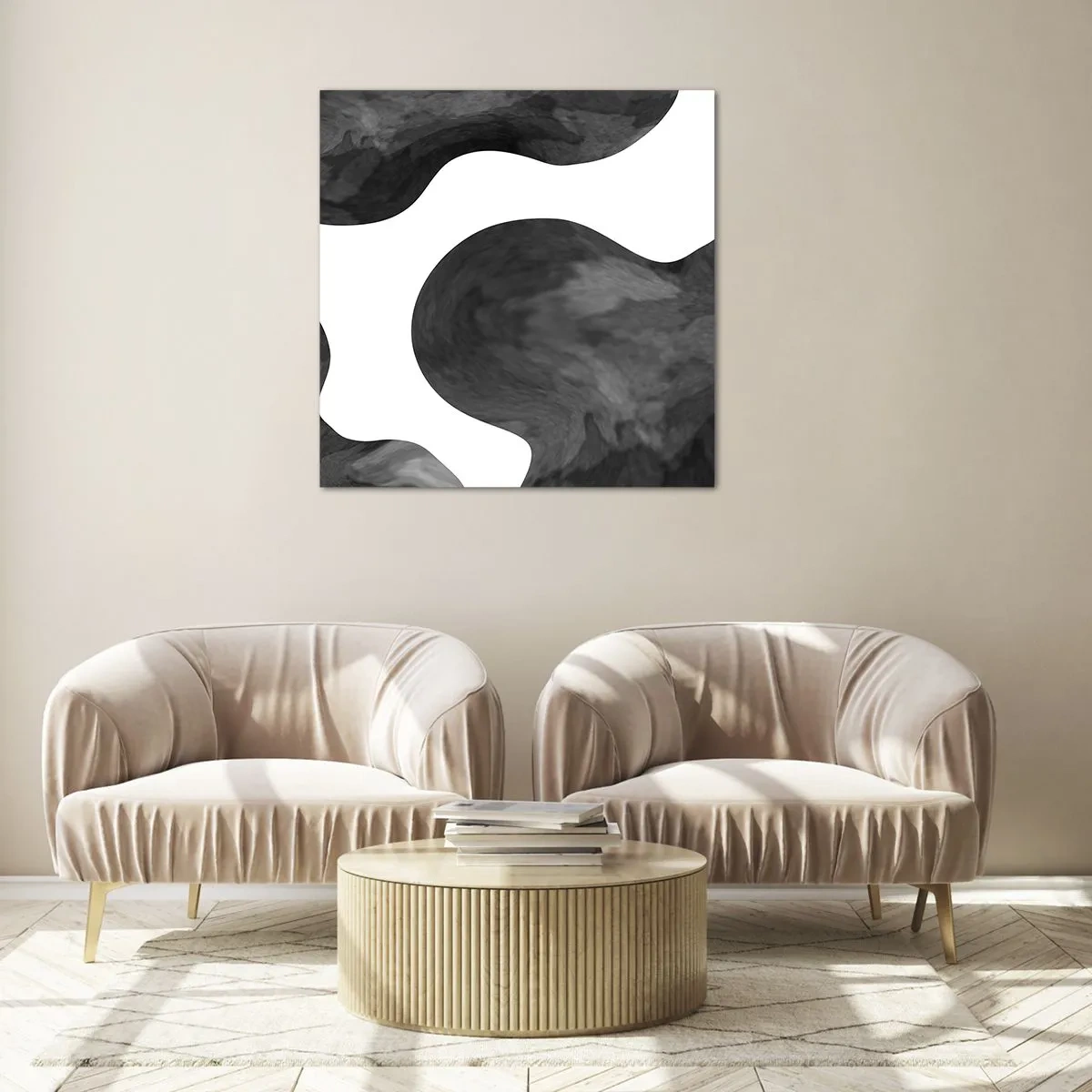 Impression sur verre - Image sur verre - La route du lait - 30x30 cm