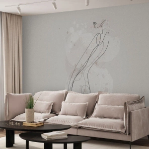 Papier Peint Autocollant Deluxe Sticker - Trompe l'oeil - Graphique, Linéaire, Femmes - 400x280 cm