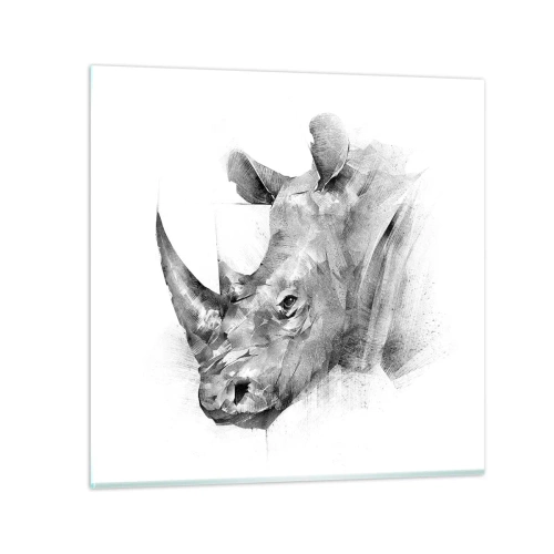 Impression sur verre - Image sur verre - Potrait africain - 50x50 cm