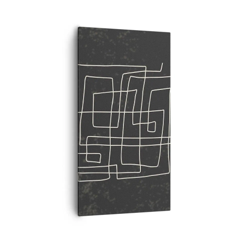 Impression sur toile - Image sur toile - Pas aussi simple - 55x100 cm