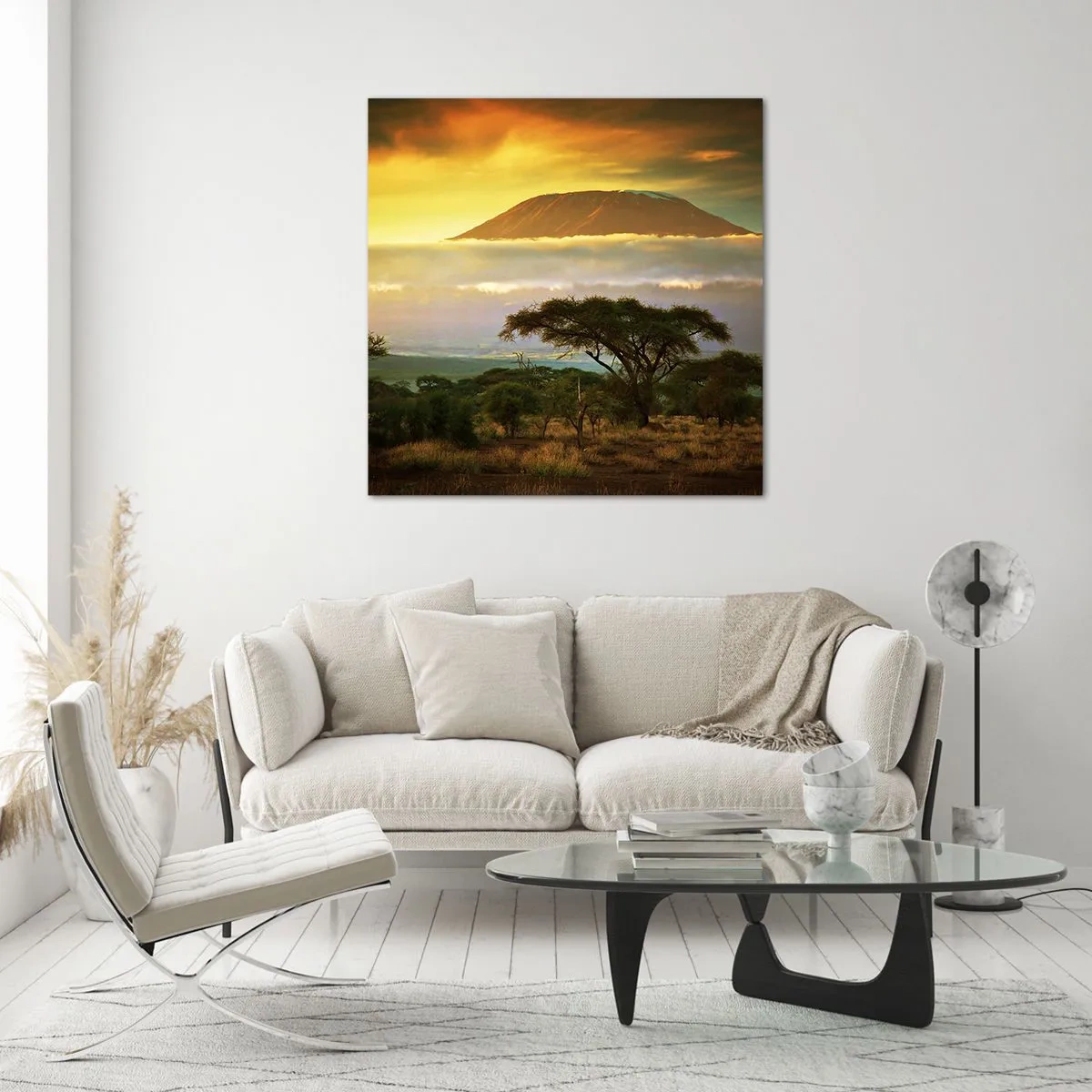 Impression sur verre - Image sur verre - Un rêve de voyageur - 40x40 cm