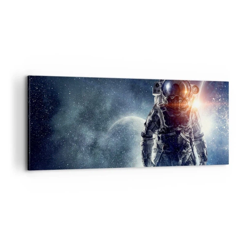 Impression sur toile - Image sur toile - Aventure spatiale - 100x40 cm