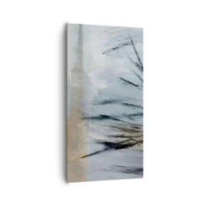 Impression sur toile - Image sur toile - Champs d'hiver - 65x120 cm