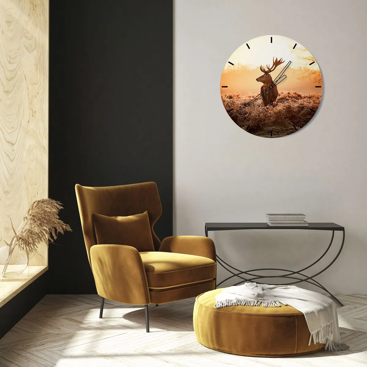 Horloge murale - Pendule murale - Seigneur du domaine - 30x30 cm