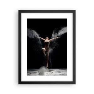 Affiche dans un cadre noir - Poster - Les elfes existent - 30x40 cm