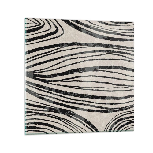 Impression sur verre - Image sur verre - Ligne de marécage - 40x40 cm