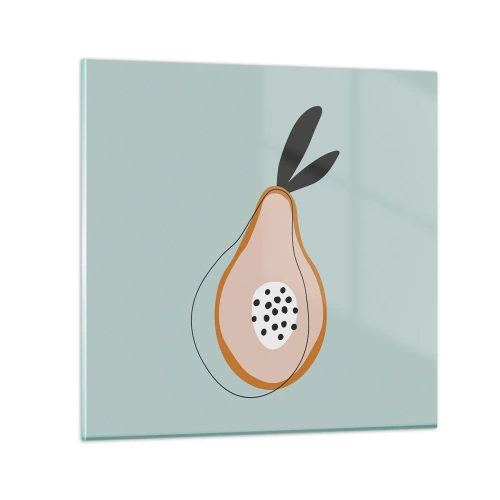 Impression sur verre - Image sur verre - Pénétrer la nature des choses - 30x30 cm