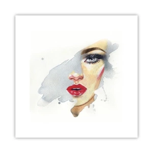 Affiche - Poster - Reflet dans une goutte d'eau - 30x30 cm