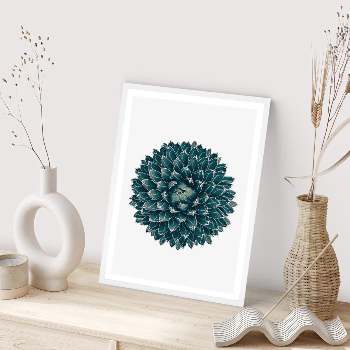 Affiche dans un cadre blanc - Poster - Étoile du désert - 30x40 cm