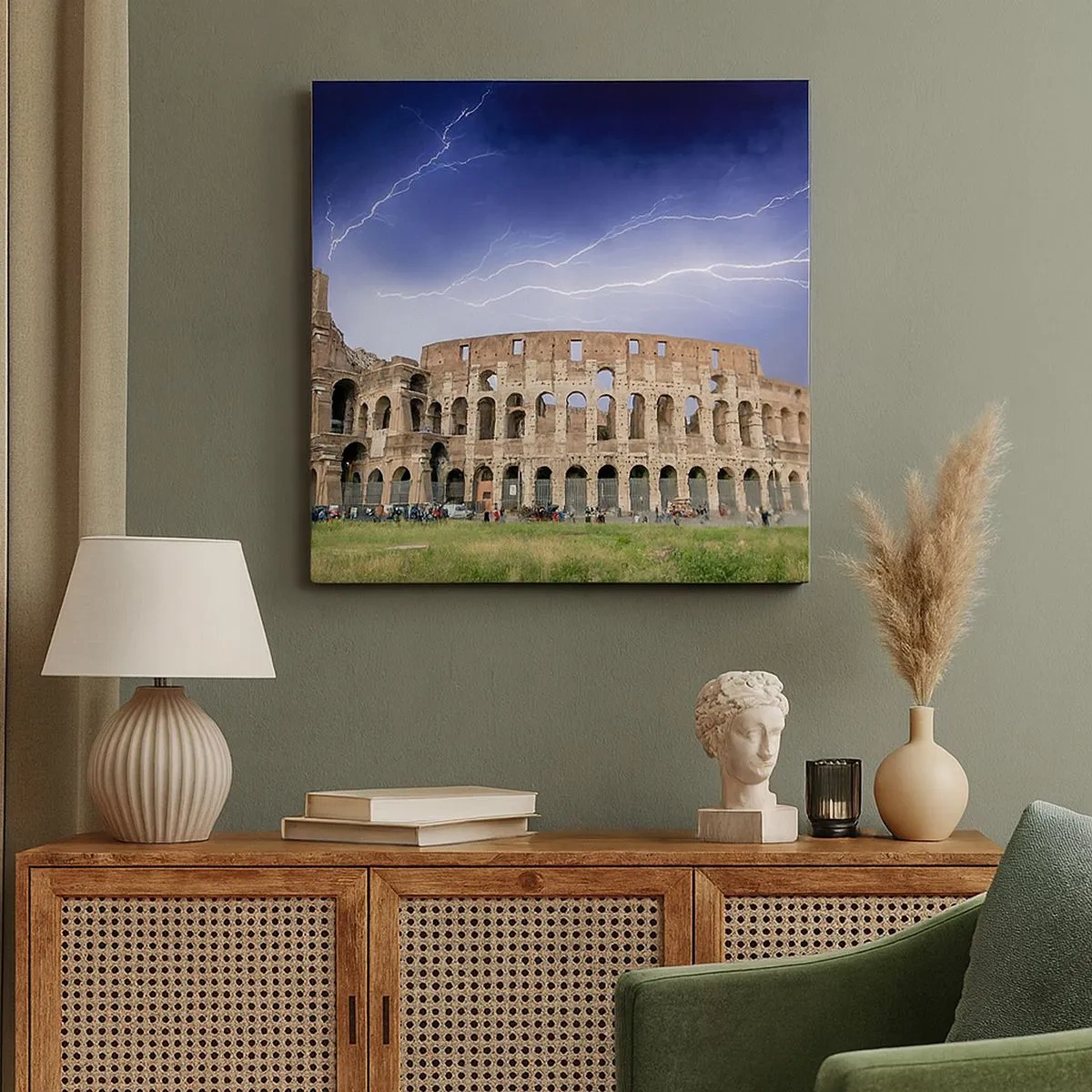 Impression sur toile - Image sur toile - Arène de combat - 30x30 cm