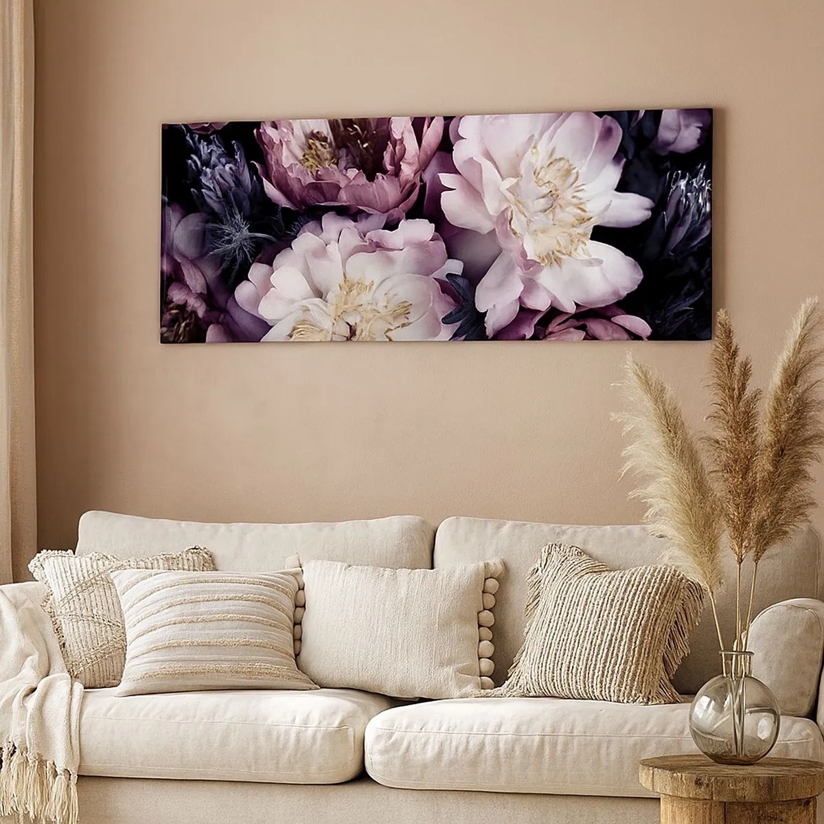 Impression sur toile - Image sur toile - Bouquet à l'ancienne - 100x40 cm