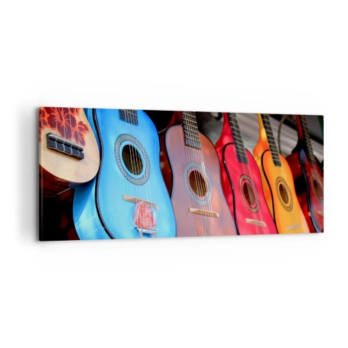 Impression sur toile - Image sur toile - Ambiance latine - 100x40 cm