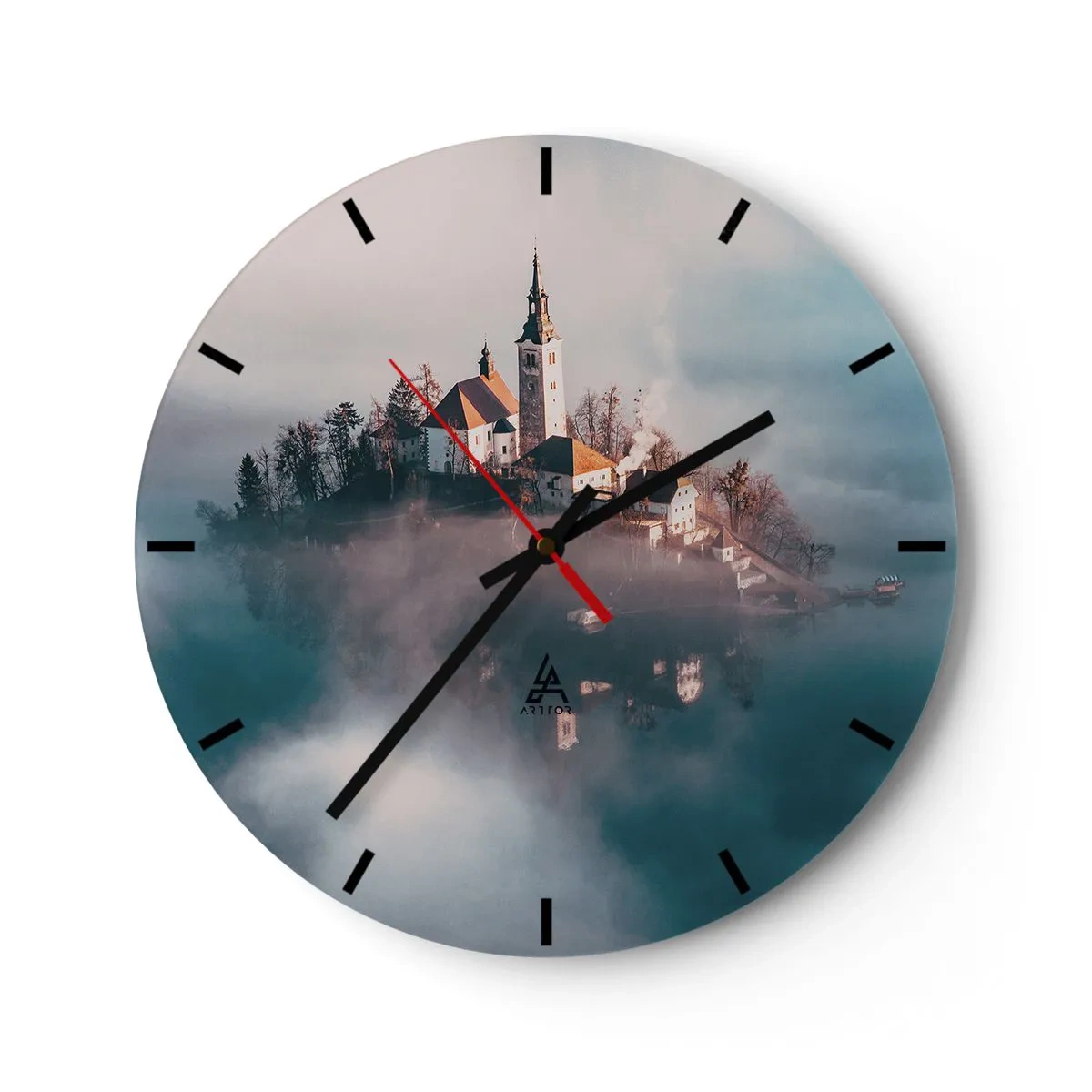 Horloge murale - Pendule murale - Île de rêve - 40x40 cm