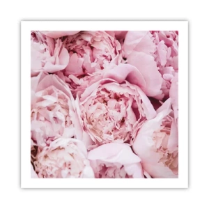 Affiche - Poster - Caliné et parfumé - 60x60 cm