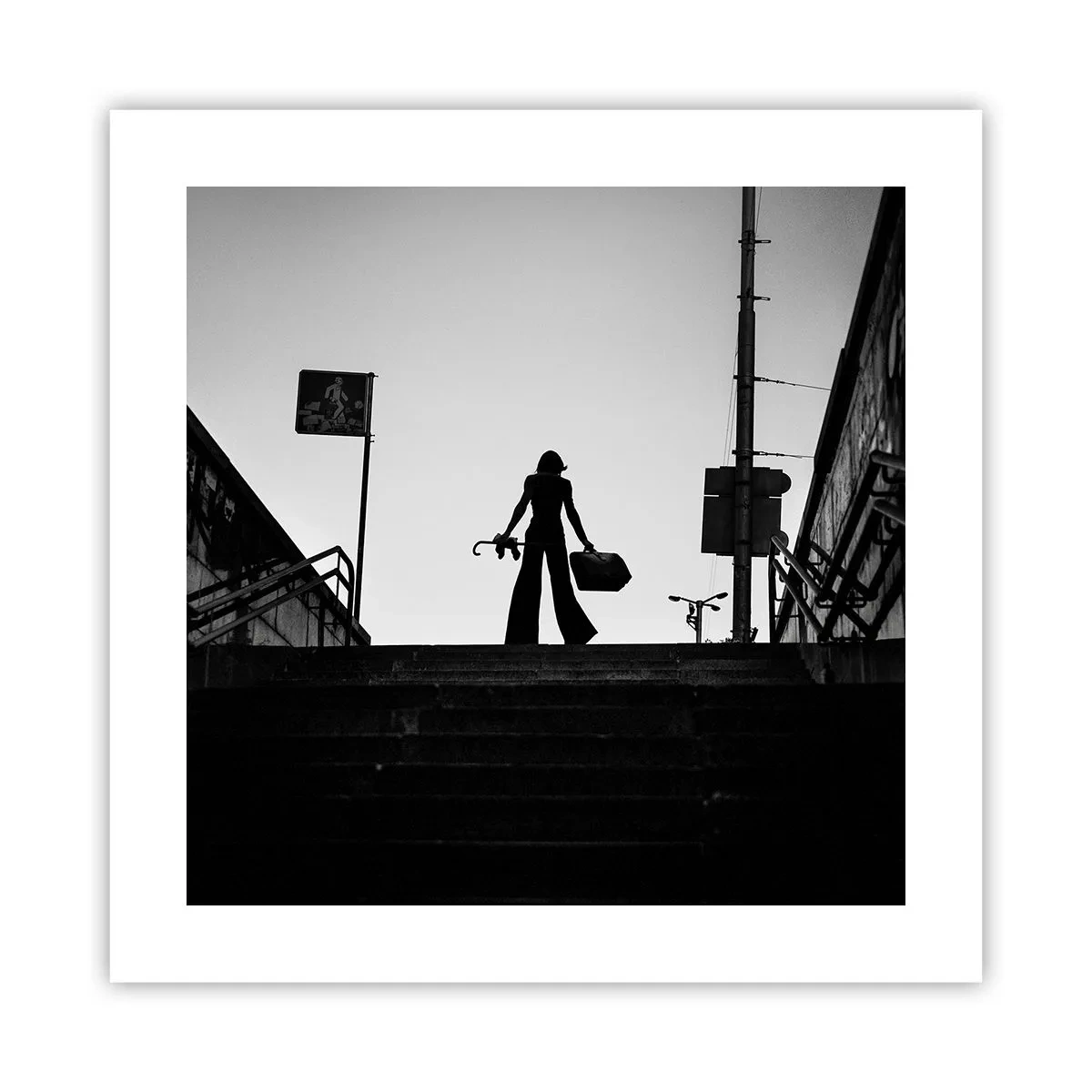 Affiche - Poster - Pèlerinage urbain - 40x40 cm