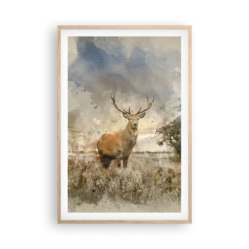 Affiche dans un chêne clair - Poster - Dignité - force - majesté - 61x91 cm