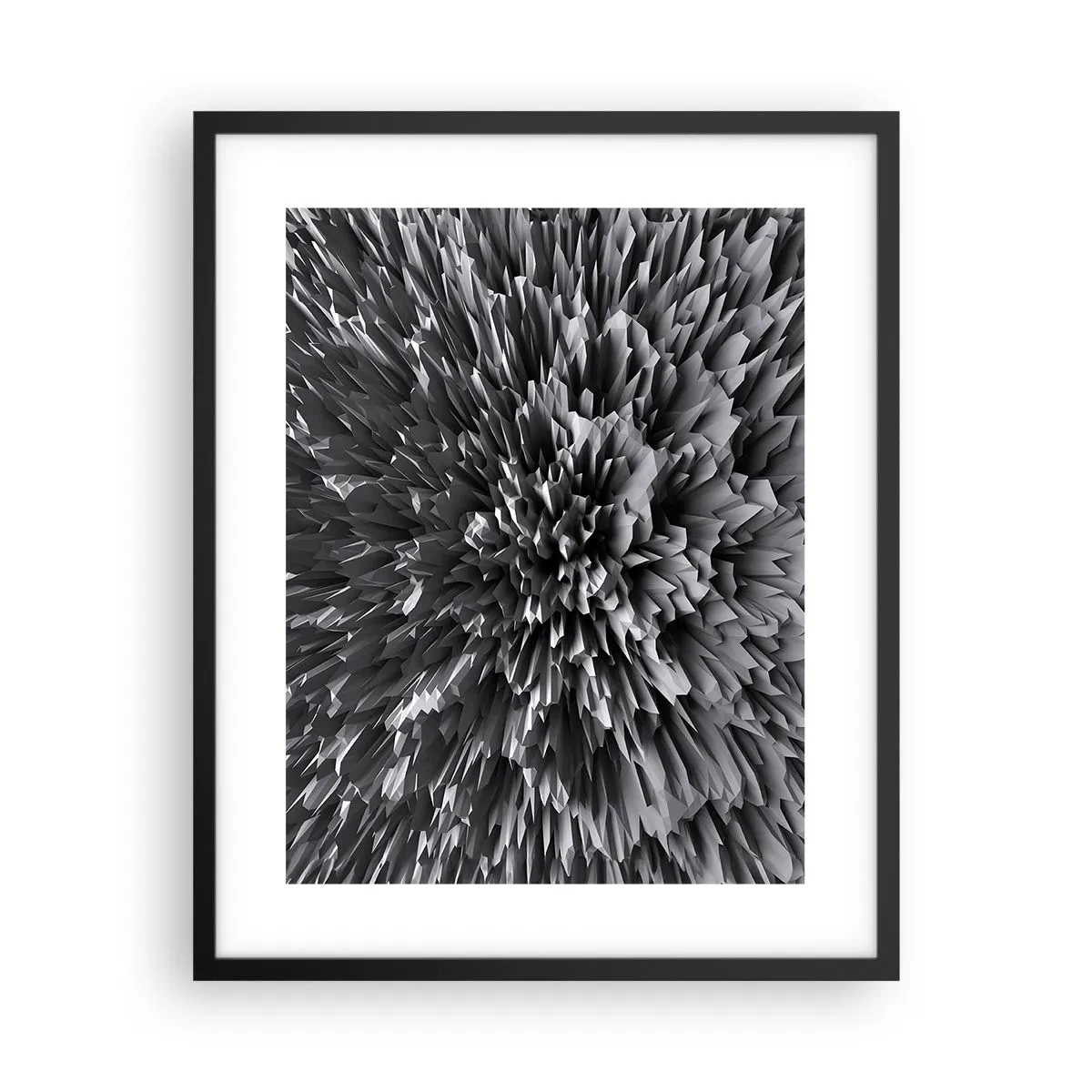 Affiche dans un cadre noir - Poster - Ça ne peut pas être plus dur que ça - 40x50 cm