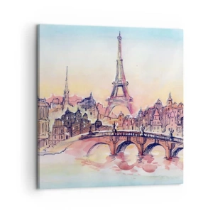 Impression sur toile - Image sur toile - La seule ville de ce type au monde - 60x60 cm