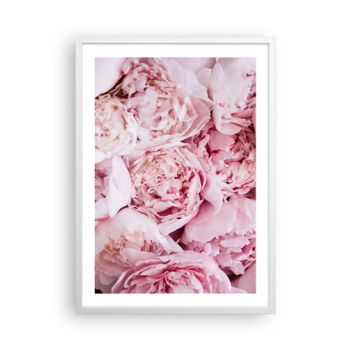 Affiche dans un cadre blanc - Poster - Caliné et parfumé - 50x70 cm