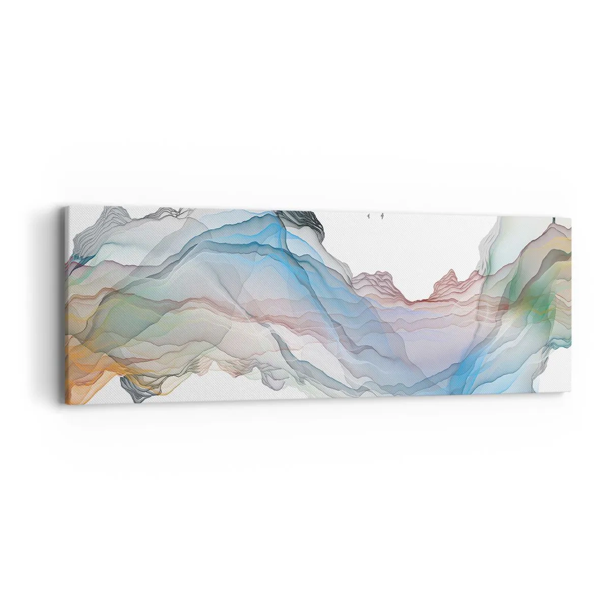 Impression sur toile - Image sur toile - Vers les montagnes de cristal - 90x30 cm