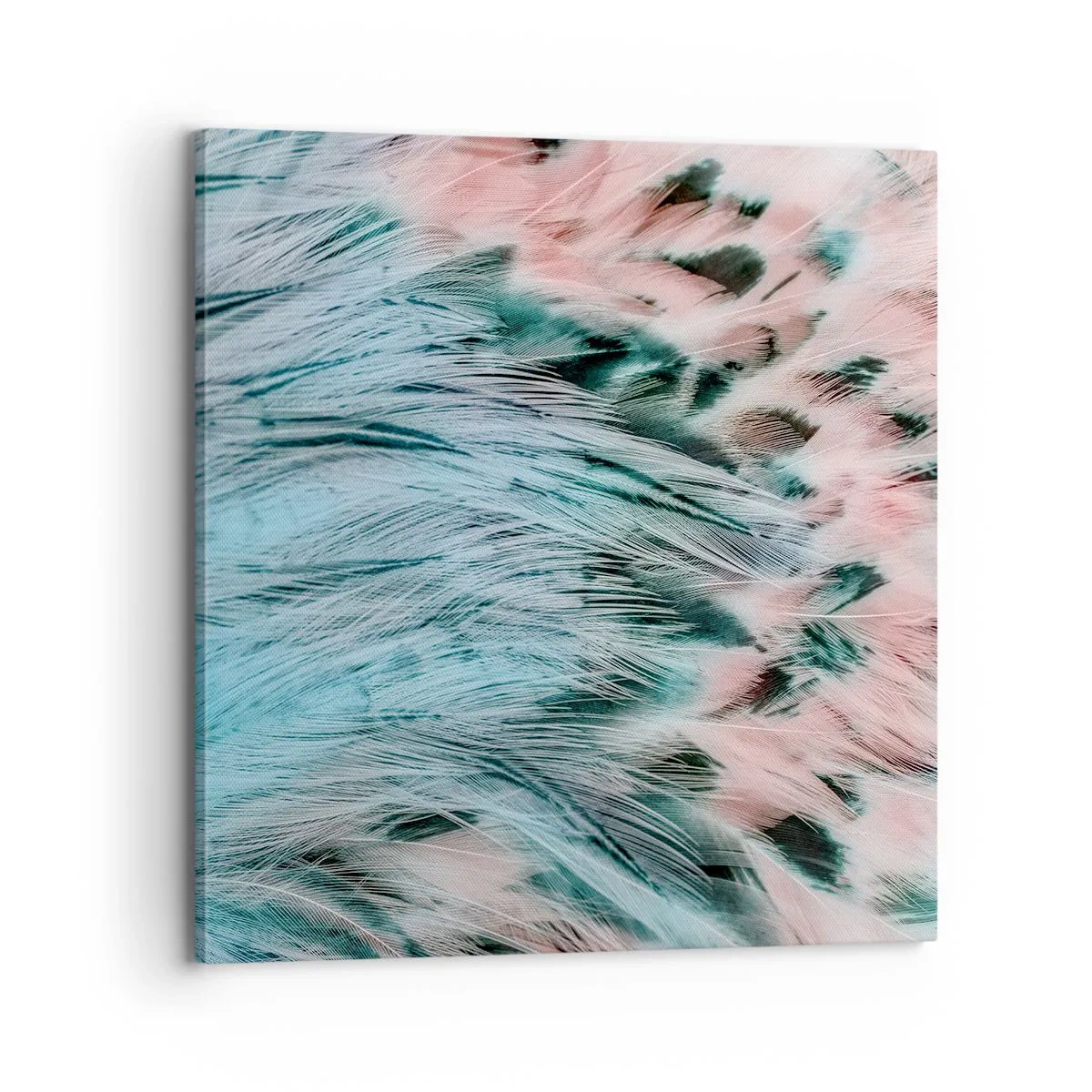 Impression sur toile - Image sur toile - Duvet rose saphir - 70x70 cm