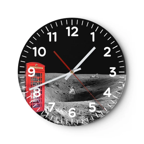 Horloge murale - Pendule murale - Une blague cosmique - 30x30 cm