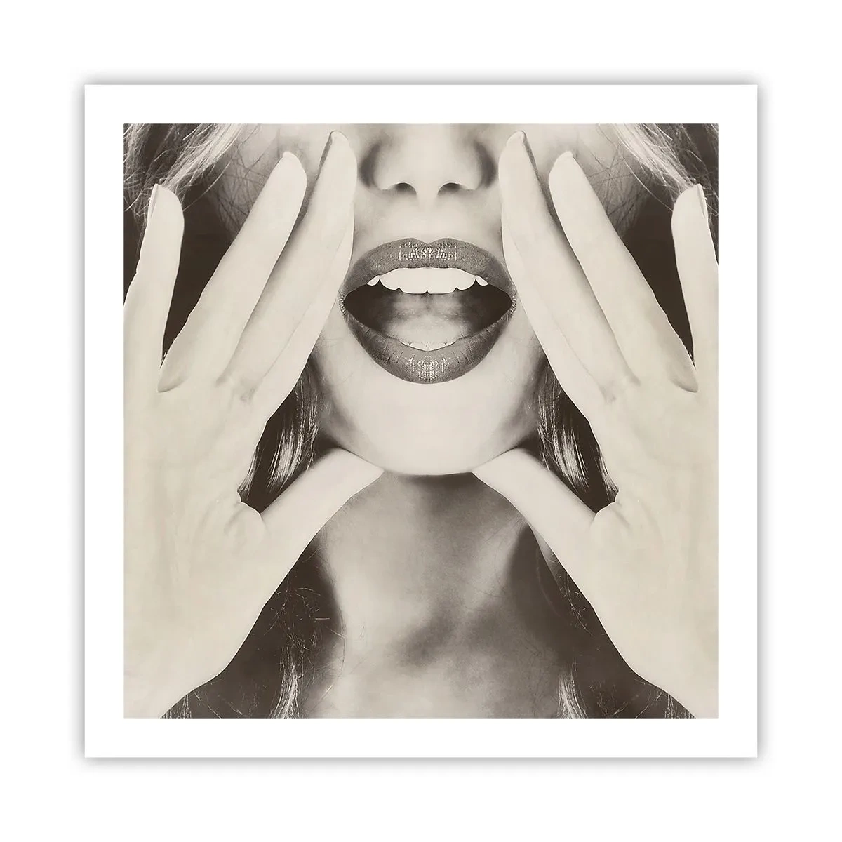 Affiche - Poster - J'arrive! - 60x60 cm