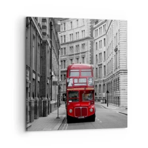 Impression sur toile - Image sur toile - La vie de tous les jours ne doit pas être grise - 60x60 cm