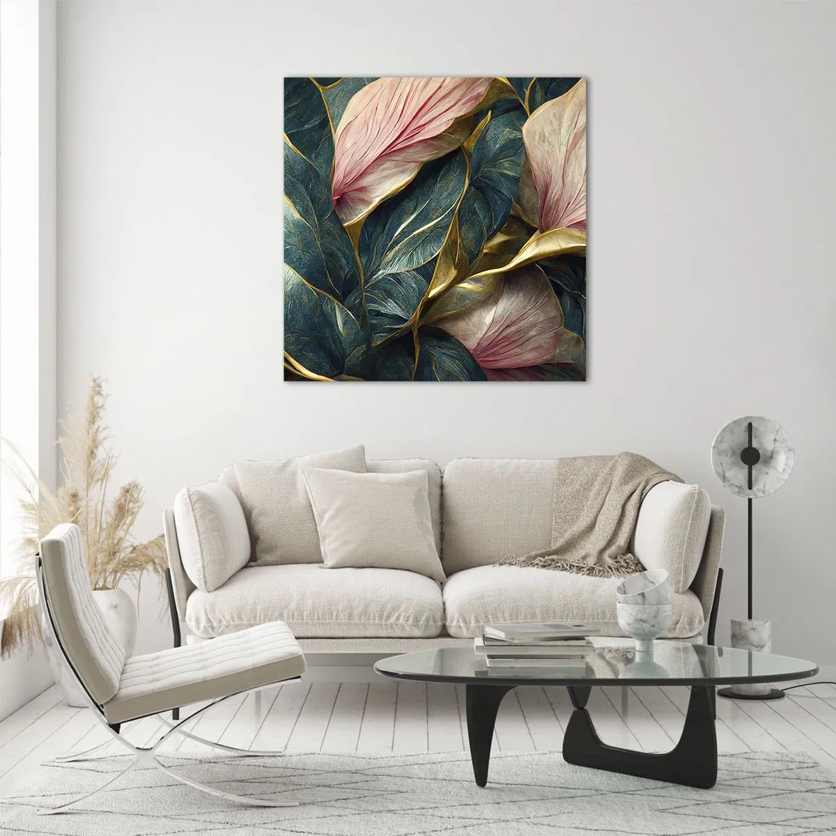 Impression sur verre - Image sur verre - Élégance et style naturels - 60x60 cm