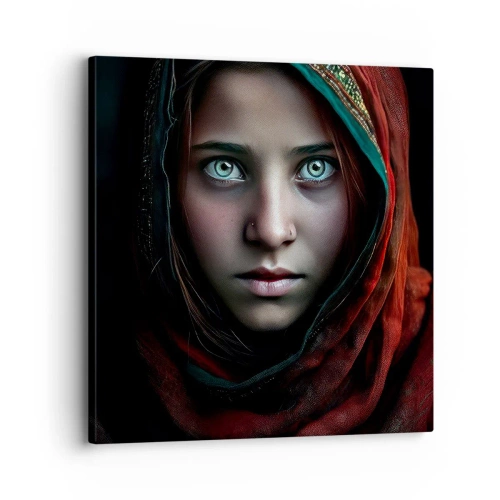 Impression sur toile - Image sur toile - Princesse orientale - 30x30 cm
