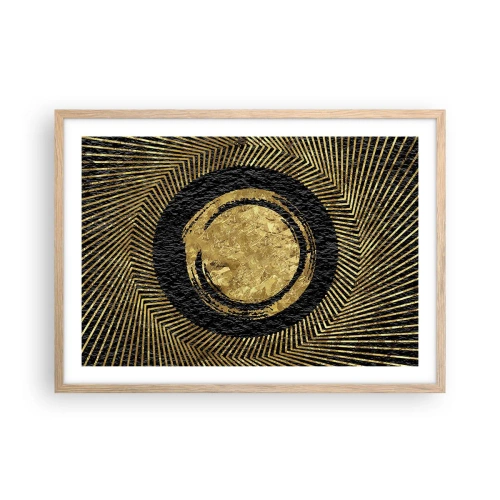 Affiche dans un chêne clair - Poster - Composition glamour - 70x50 cm